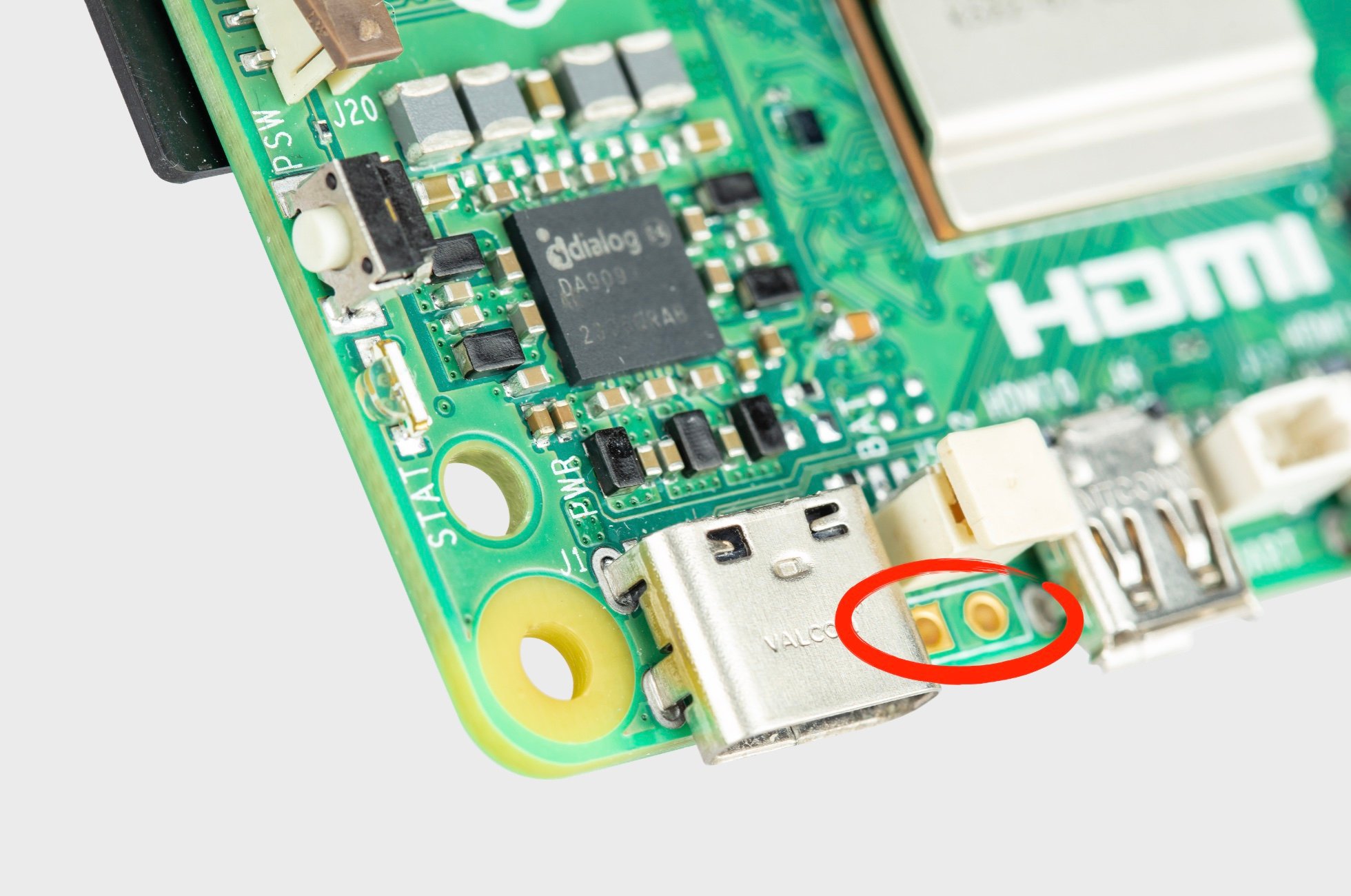 Raspberry Pi 5 Power Button