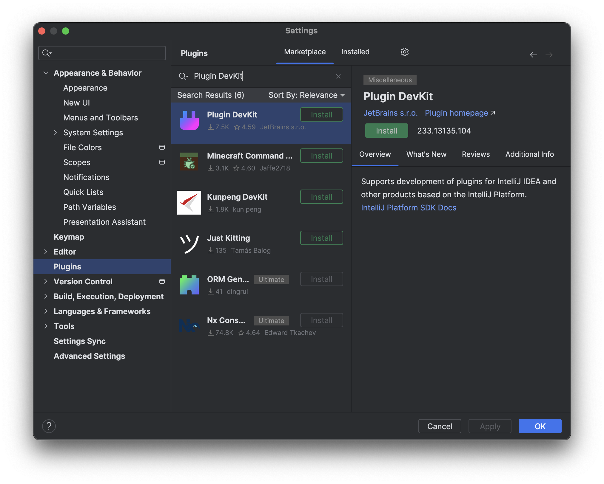 Plugin DevKit