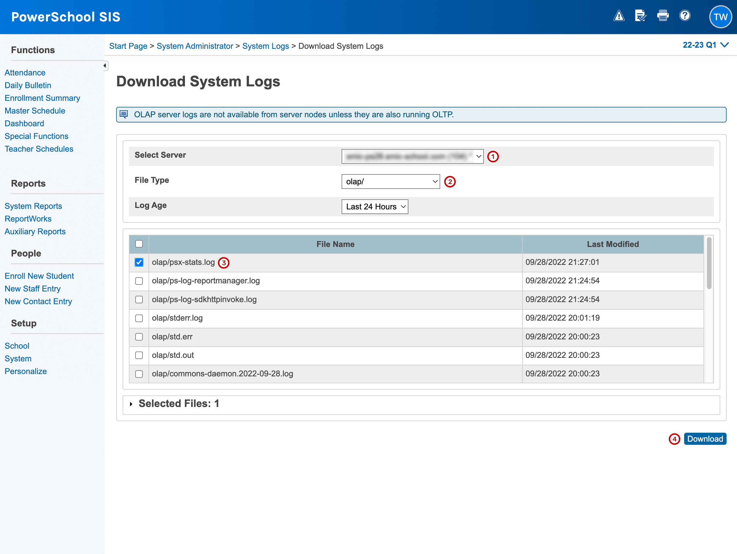System Logs