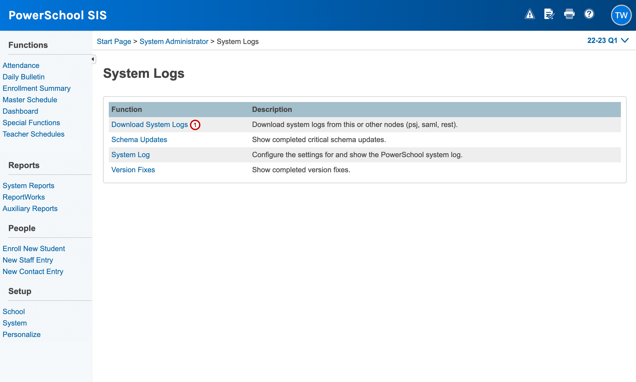 System Logs