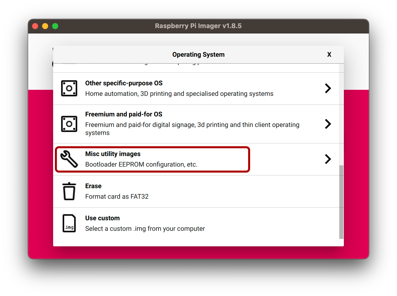 Raspberry Pi Imager